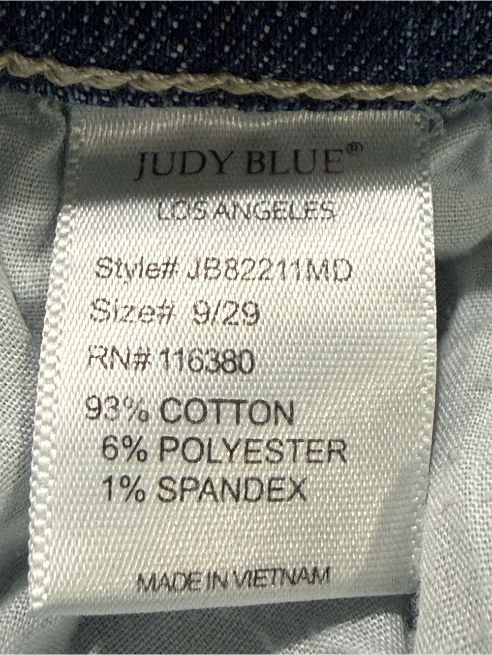 Judy Blue Bootcut Jeans Womens 9/29 Medium Wash High Rise Stretch JB188221 MD - Picture 8 of 9